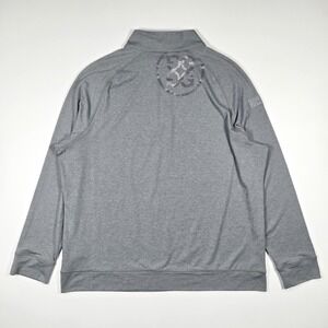 G/Fore Sweater Mens XXL 2XL‎ Gray 1/4 Zip Performance Pullover Stretch Golf